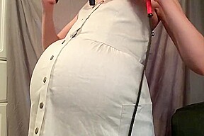 Button Popping dress Inflating