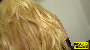 Buxom Blonde Gets Toyed And Fucked
