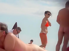 CAP AGDE baie des Cochons Couple Nudiste 03