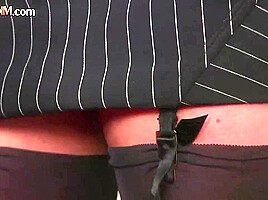 CFNM British femdom secretaries give group BJ in office