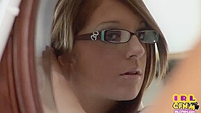 CFNM HJ domina wanking guy hard dick in amateur HJ action