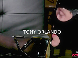 CFNM pegging domina fucks sub asshole in BDSM action