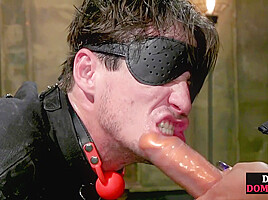 CFNM pegging domina fucks sub asshole in BDSM action