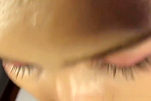 Caged ladyboy cock and a deepthroat session