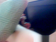 Candid Upskirt By Girl In Black Panties