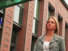 Candid street camera video of sexy ass and crutch in leather