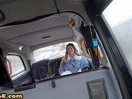 Car bae loves riding big white dick after blowing cock