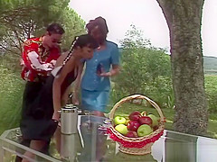 Carmen Enjoys Sex in the Garden