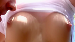 Carol Vega in outdoor sex vid showing carla having sex