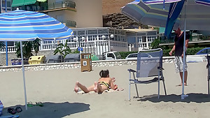 Carol Vega in outdoor sex vid showing carla having sex