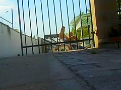 Carpet Munching Lesbian Hookers In The Sun Using Dildo To Fuck Twat