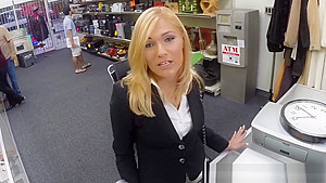 Cash needing milf on her knees sucking cock