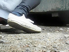 Catching teen 18+ girls taking a piss