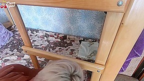 Caught A Hostel Neighbor Masturbating And Fucked In Ass