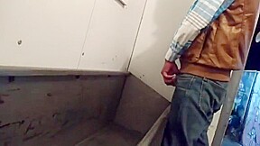 Caught - many men pissing only uncut guys