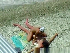 Caught on the beach 