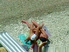 Caught on the beach 