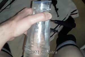 Cd Femboy Fucking Fleshlight Flight With Internal Cumshot Bonus