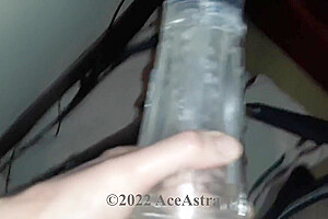 Cd Femboy Fucking Fleshlight Flight With Internal Cumshot Bonus