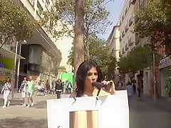 Cheating wife in public streets humiliated