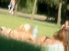 Chicks in a thong