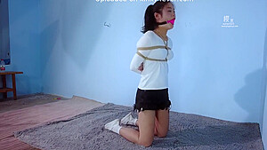 China Girl Tied Spank