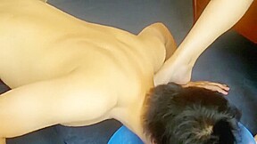Chinese teen 18+ cosplay nurse makes slave worship her feet