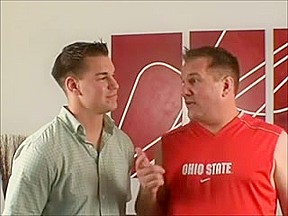 Chubby Gay Dude Gets Naughty With A Sweet Muscled Gay Hunk