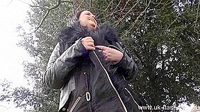 Chubby amateur Sarah Janes public masturbation and bbw milf flashing