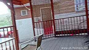 Chubby amateur Sarah Janes public masturbation and bbw milf flashing