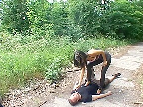 Cigarette torture & trampling