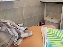 Cleaning The Bathroom With My Tits Out