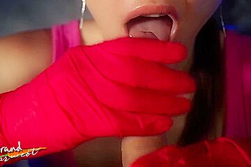Close-up Pov Blowjob With Huge Cumshot, Exciting Cum Play And Oral Creampie