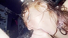 Collar Around My Throat And My Lips Around His Big Cock !
