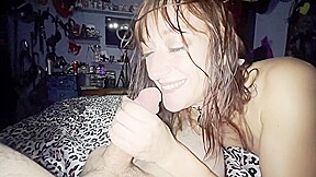 Collar Around My Throat And My Lips Around His Big Cock !