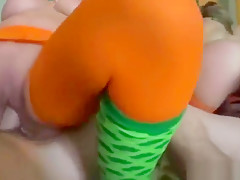 College Girls (brooke lexi) On Camera In Group Bang vid-14