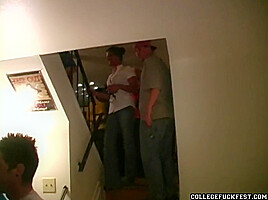 College teens 18+ filthy fuck fourway