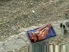Couple Horny Sex At Nude Beach