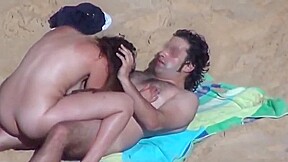 Couple beach