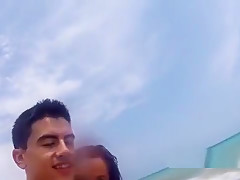 Couple stole camera and fucked at beach