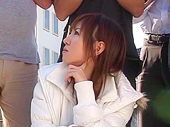 Crazy Japanese chick in Fabulous Outdoor, Cumshot JAV movie