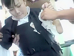 Crazy Japanese chick in Horny Public, Fetish JAV video