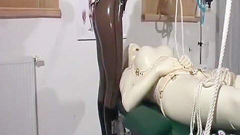 Crazy Rubber Doll Bondage