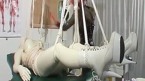 Crazy Rubber Doll Bondage