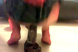 Crazy amateur shemale movie with Dildos/Toys, Solo scenes