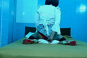 Crossdresser Adult Glass Rod Solo Cumshot Crossdresser Service Cleaning