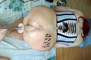 Crossdresser Selenas Big Juicy And Tight Ass Rammed By Her Fuckmachine Hard From Behind Clip 3