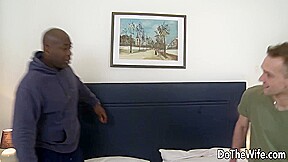 Cuck Is Busy Eating Pussy While His Wife Alex Black Takes BBC Anally