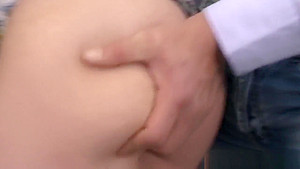 Cum Blasted Euro Butt Screwed While Sucking