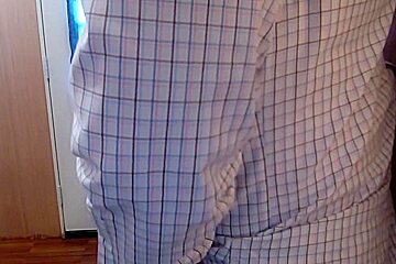 Cum Loving Gloryhole Dilf Sucks Hard White Rod At Home
